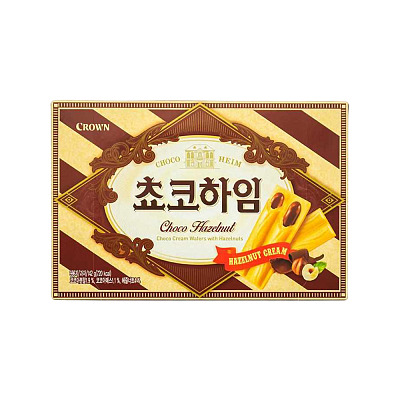 韩国Crown 巧克力威化酥 142g