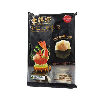 【冻】思念 金牌虾 虾仁玉米水饺 300g