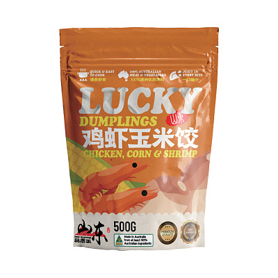 【冻】山东品质王 鸡虾玉米水饺 500g