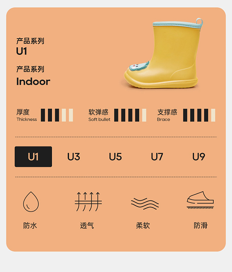 u-tone-cartoon-stickers-childrens-rain-shoes-white-200-yards-3