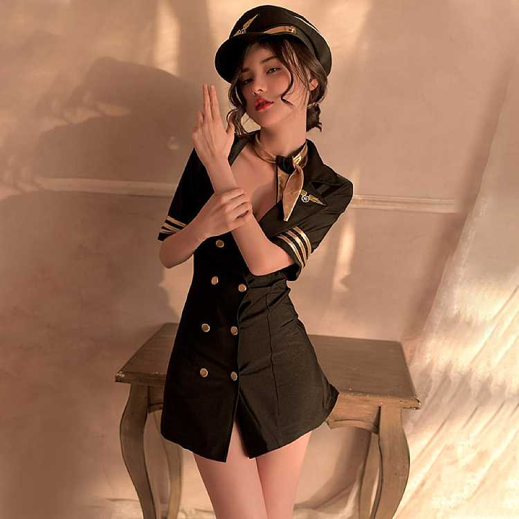 fei-mu-sexy-package-hip-stewardess-uniform-16084a-black-3