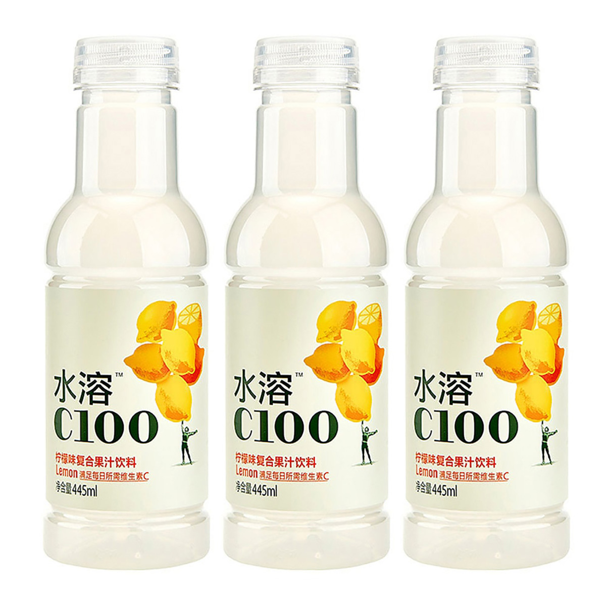农夫山泉水溶C100 柠檬味445ml *3pack - Umall今日优选- 澳洲线上超市