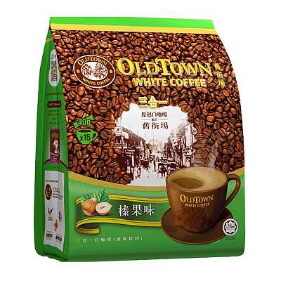 旧街场 正宗白咖啡 榛果味 15条入 570g