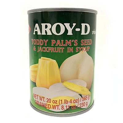 Aroy D 棕榈种子&菠萝蜜罐头 565g