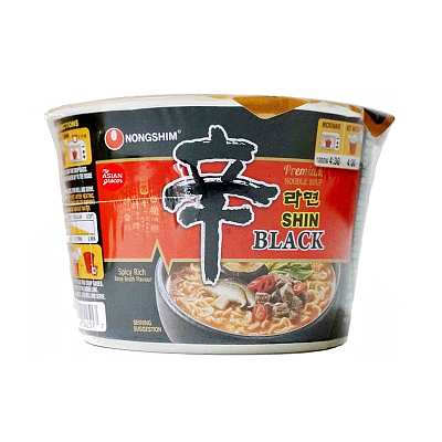 农心 黑辛拉面 碗装 101g