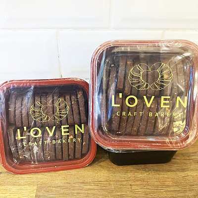 【鲜】Loven 巧克力杏仁曲奇 1盒