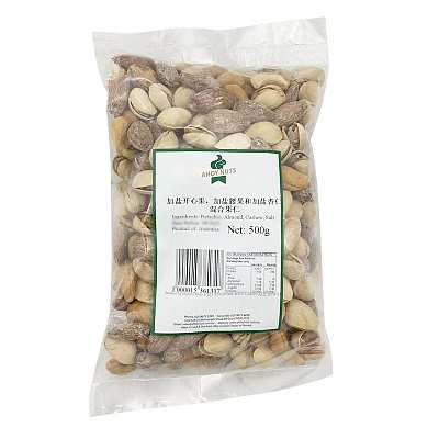Ahoy nuts 加盐混合果仁 (开心果,腰果和杏仁) 500g