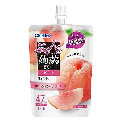Oirhiro 蒟蒻果冻 含47卡 白桃味 升级新包装 130g