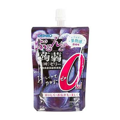 Orihiro 日本蒟蒻果冻 0卡 巨峰葡萄味 130g