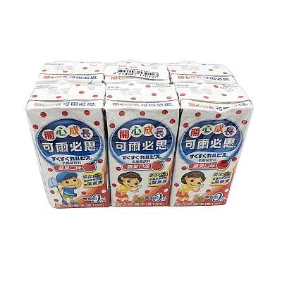 可尔必思 乳酸菌饮料 苹果味 6pk*160ml