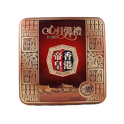 【礼盒】香港帝皇 双黄豆沙月饼 4块入 750g