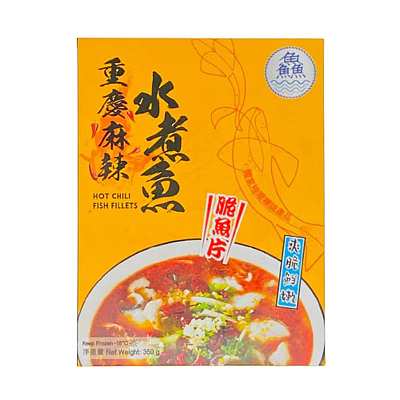 【冻】鱻 重庆麻辣水煮鱼味 脆鱼片 350g
