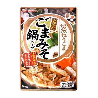 Marusan 培煎旨锅豆瓣酱火锅汤底 3-4人份 750g