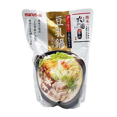 Marusan 火之国 豆乳锅汤底 750g