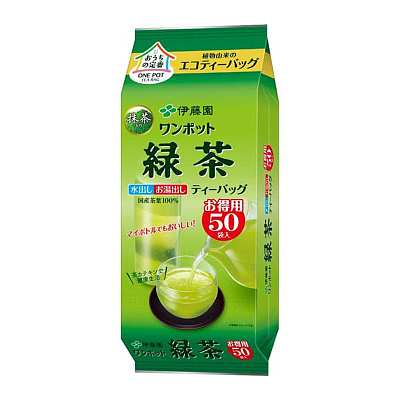 伊藤园 抹茶&绿茶茶包 50包入 150g