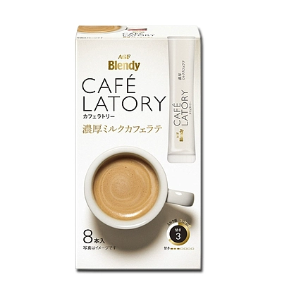 AGF BLENDY CAFE LATORY 浓厚牛奶拿铁咖啡 8pcs 84g