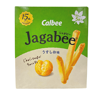 Calbee Jagabee薯条 淡盐味 16g*5袋 80g