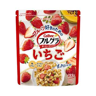 Calbee 草莓多谷物早餐麦片 400g