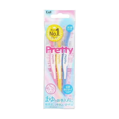 贝印 小号眉刀 3枚