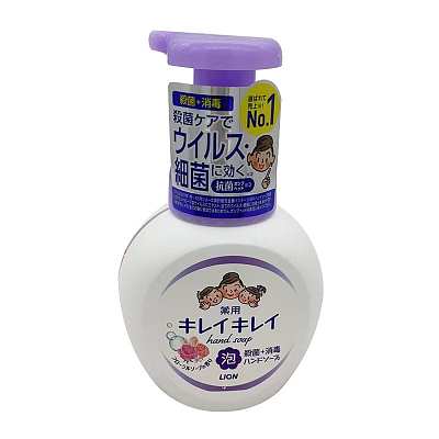 狮王 儿童抗菌消毒泡沫型洗手液 花香型(紫色) 250ml