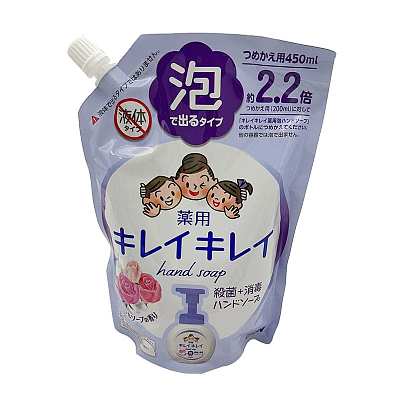 狮王 泡沫型洗手液 补充装 花香型(紫色) 450ml