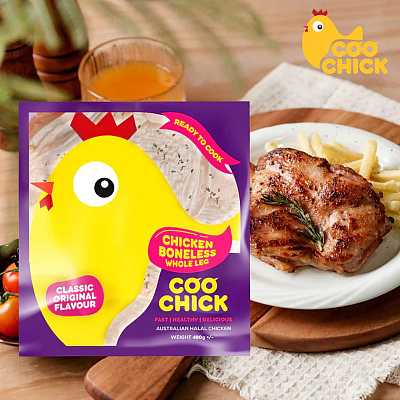 【冻】Coo Chick 无骨鸡腿肉 经典原味 约400g