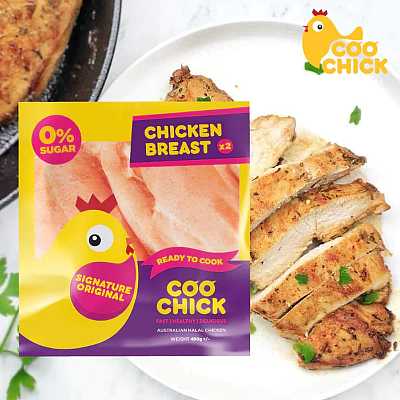 【冻】Coo Chick 鸡胸肉 2块 经典原味 约400g