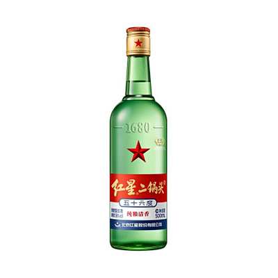 红星 二锅头 清香型白酒 56度 500ml