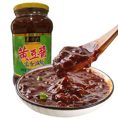 六必居 黄豆酱 800g