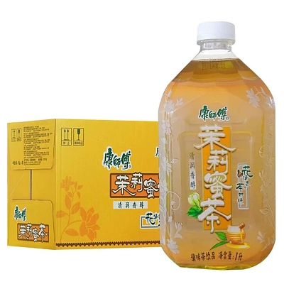 【整箱】康师傅 茉莉蜜茶 1L*12瓶/箱