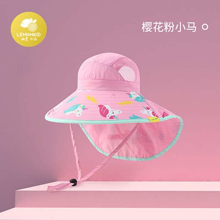 lemonkid-childrens-sun-hat-cherry-blossom-pink-pony-oversized-brim-after-the-cape-with-whistle-1