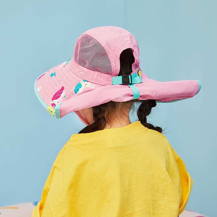 lemonkid-childrens-sun-hat-cherry-blossom-pink-pony-oversized-brim-after-the-cape-with-whistle-3