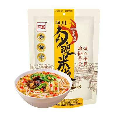 白家 阿宽 勾魂米线 蒜蓉小龙虾味 255g