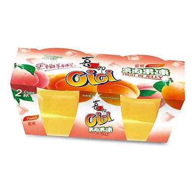 喜之郎 蜜桃果肉果冻 200g*2pcs 400g
