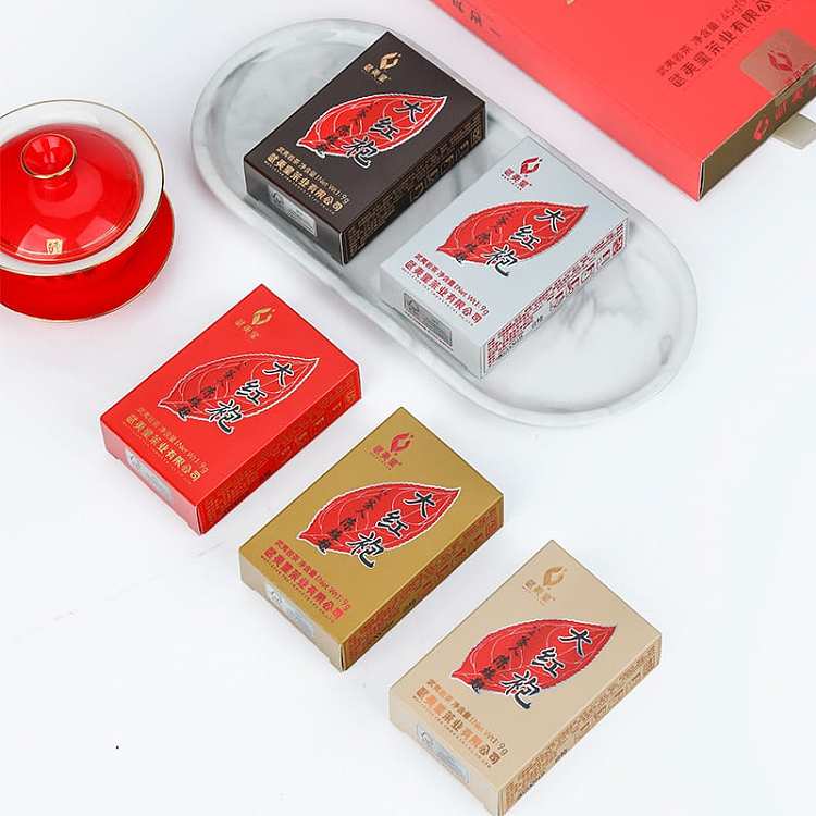 gift-box-tea-sharing-wuyi-star-five-flavor-dahongpao-souvenir-9g5-bags-45g-3
