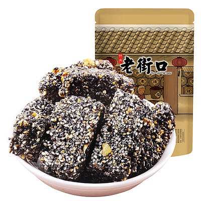 老街口 黑芝麻花生酥 150g