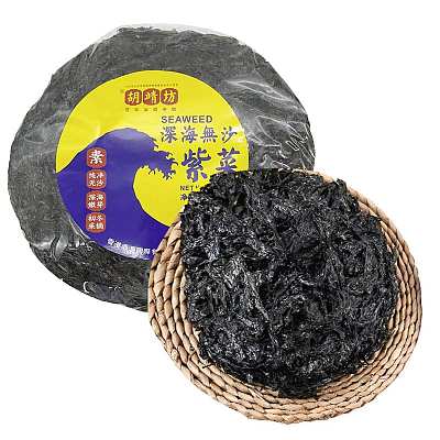 胡靖坊 深海无沙紫菜 含调料包 60g