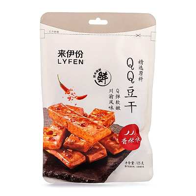来伊份 QQ豆干 香辣味 125g