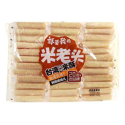 米老头 台湾风味米酥 醇酱蛋黄味 262g