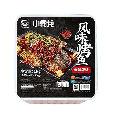 【冻】小霸龙 风味烤鱼 麻辣风味 1kg