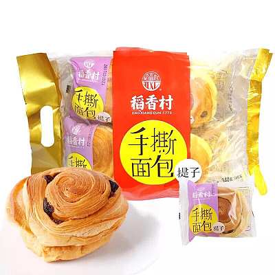 稻香村 手撕面包 提子味 340g