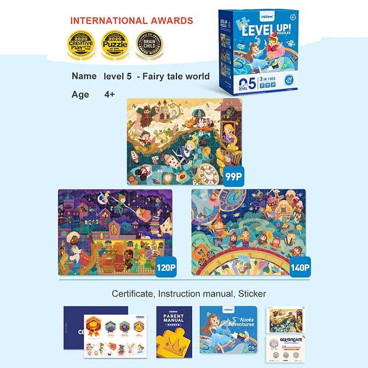 mideer-mideer-advanced-aesthetic-childrens-puzzle-5-steps-cognitive-fairy-tale-world-4-years-old-2