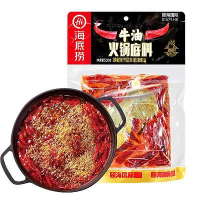 海底捞 牛油火锅底料 麻辣味 500g