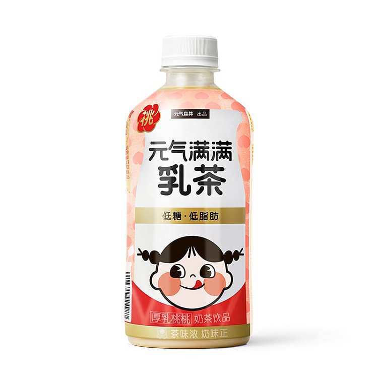 the-whole-case-of-yuanqi-forest-thick-milk-peach-peach-milk-tea-milk-tea-white-peach-flavor-450ml-12-bottles-case-2