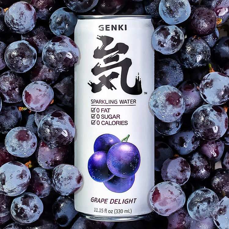 case-genki-forest-sparkling-water--summer-black-grape-flavor-aluminum-can-330ml-24-canscase-2