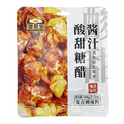 加厨宝 酸甜糖醋酱汁 2-3人份 100g