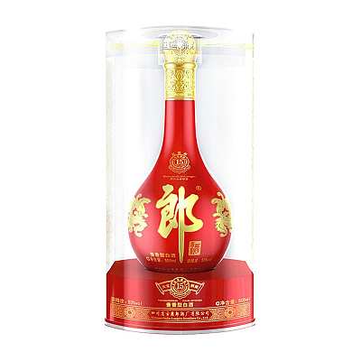 郎酒 红花郎 红十五 酱香型白酒 53% 500ml 条码在红袋子里面！