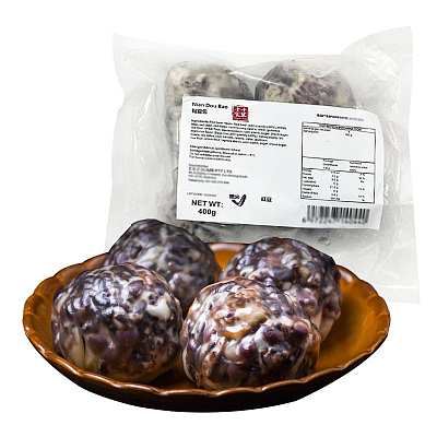 【冻】千里千食 粘豆包 黑米 4个入 400g
