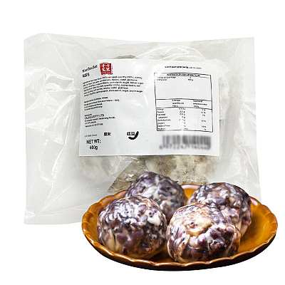 【冻】千里千食 粘豆包 红豆味 4只入 400g