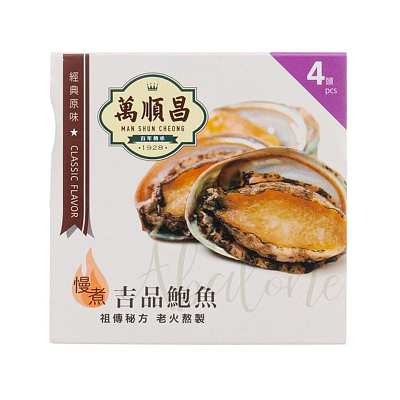 万顺昌 慢煮吉品鲍鱼 4pcs 215g